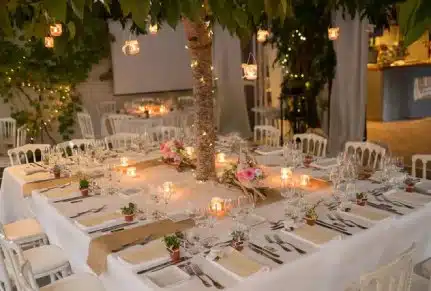 Repas extérieure mariage Pays Basque