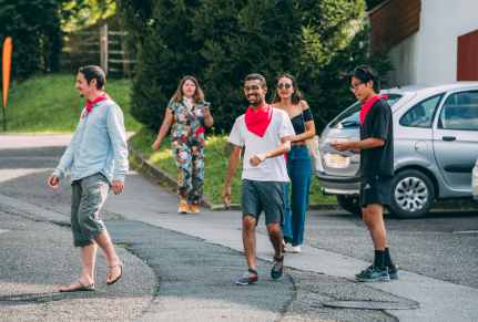 Activité de team-building en plein air au Pays Basque .